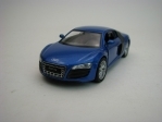  Audi R8 V10 blue 11,5 cm Pull back Welly 